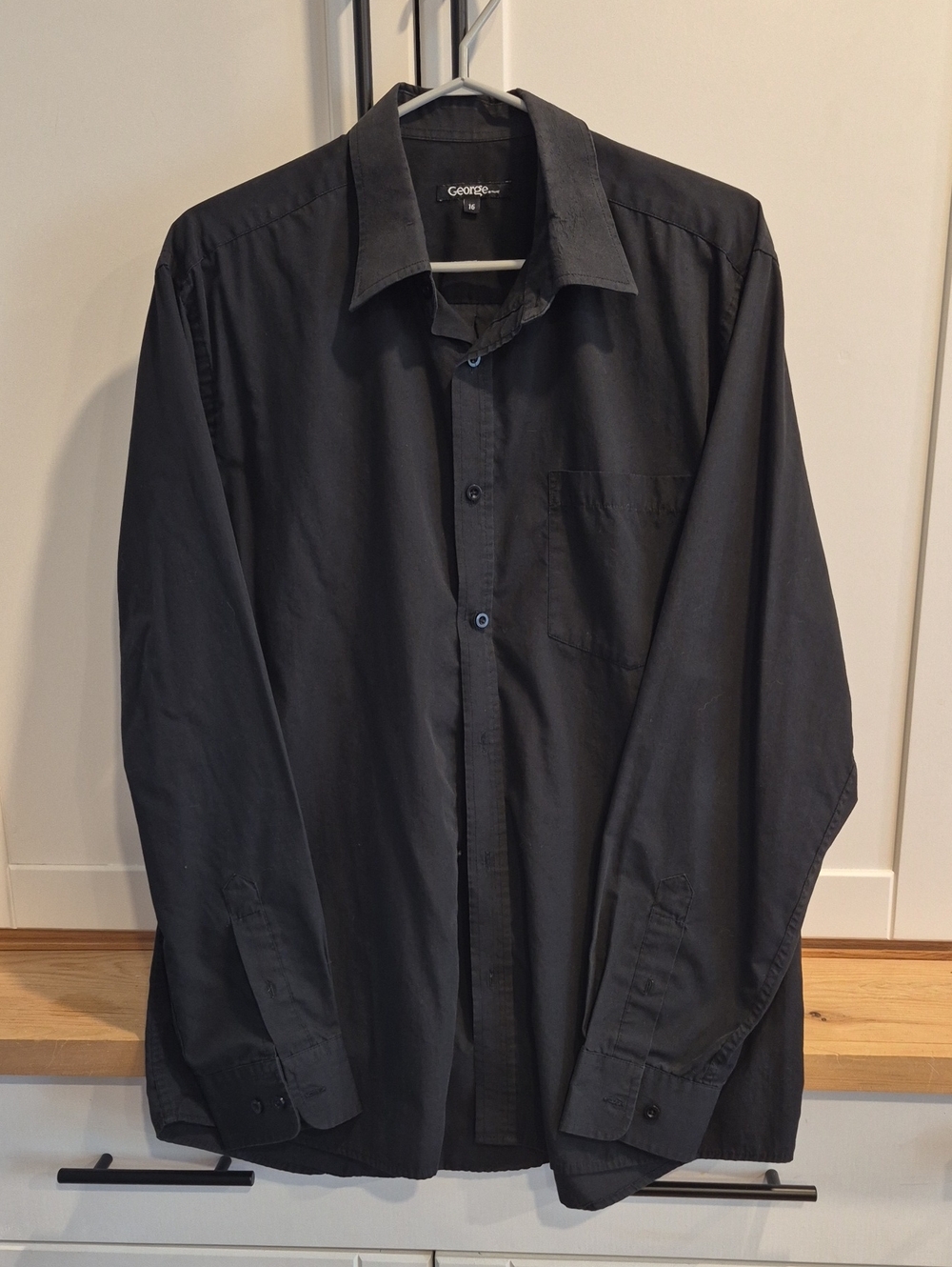 💙 Like NEW Black Long Sleeve Dress Shirt
